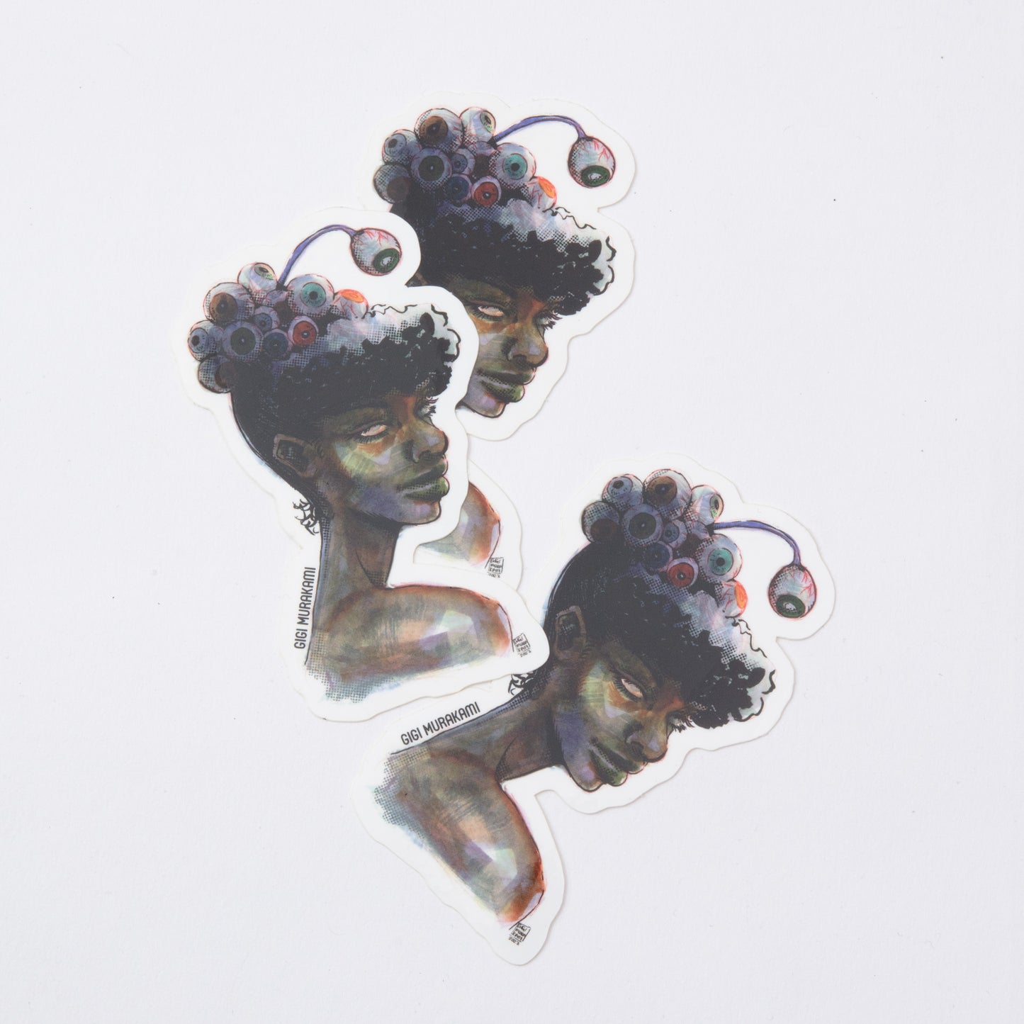Eyeball Updo // Sticker