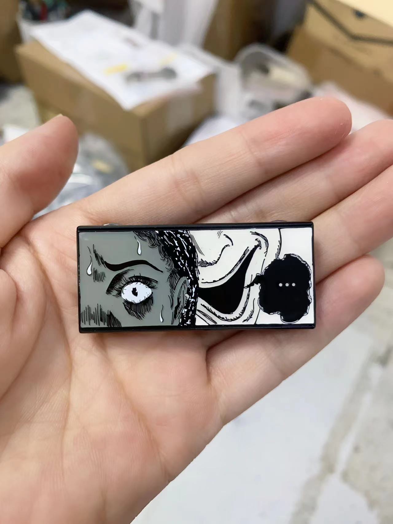 Cracked + Whisper Pins [2 in] // Bundle