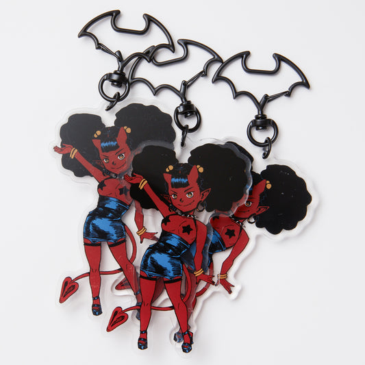 Chibi She-Devil Bae // Keychain