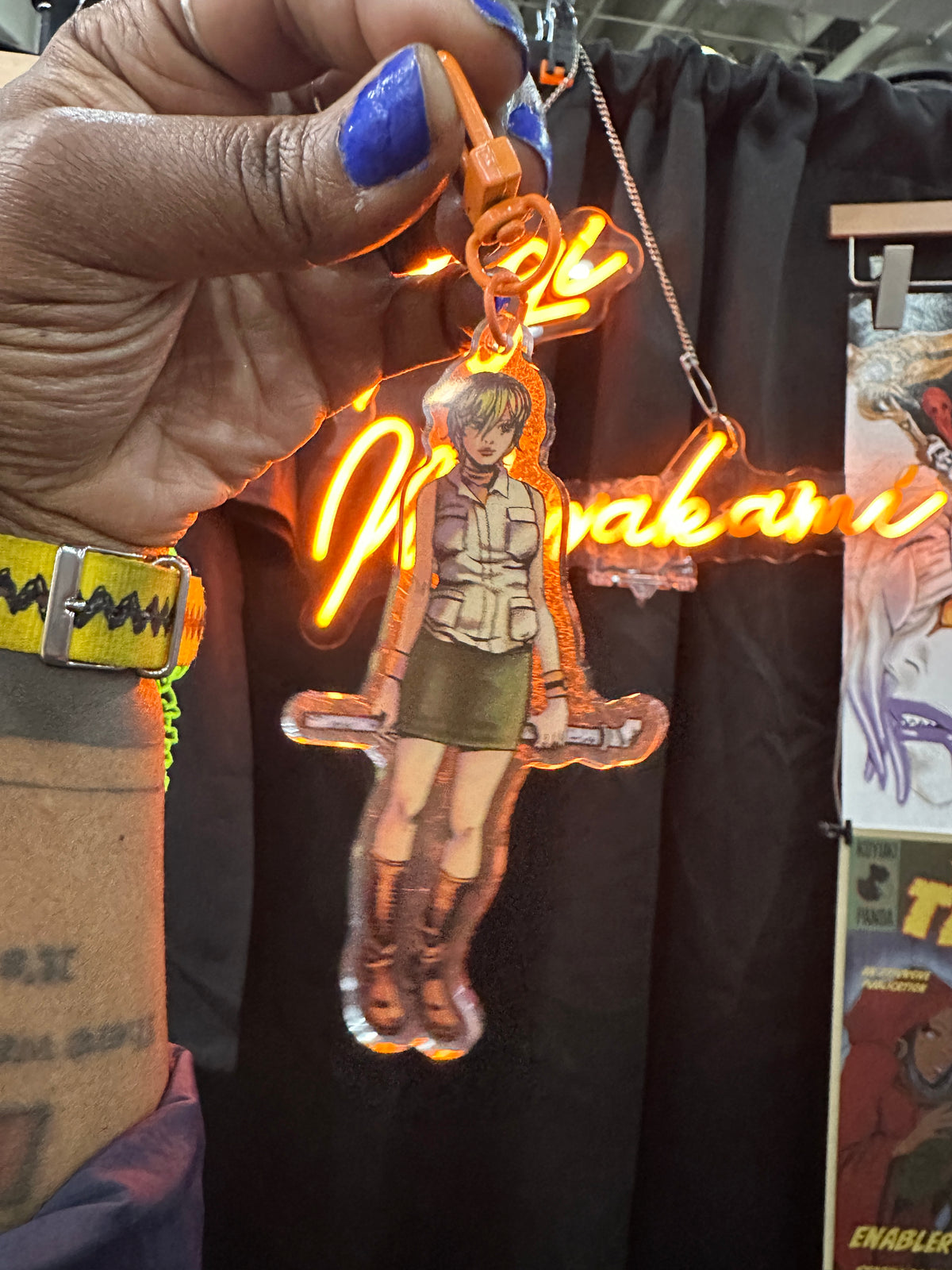 The girl who birth God  // Keychain
