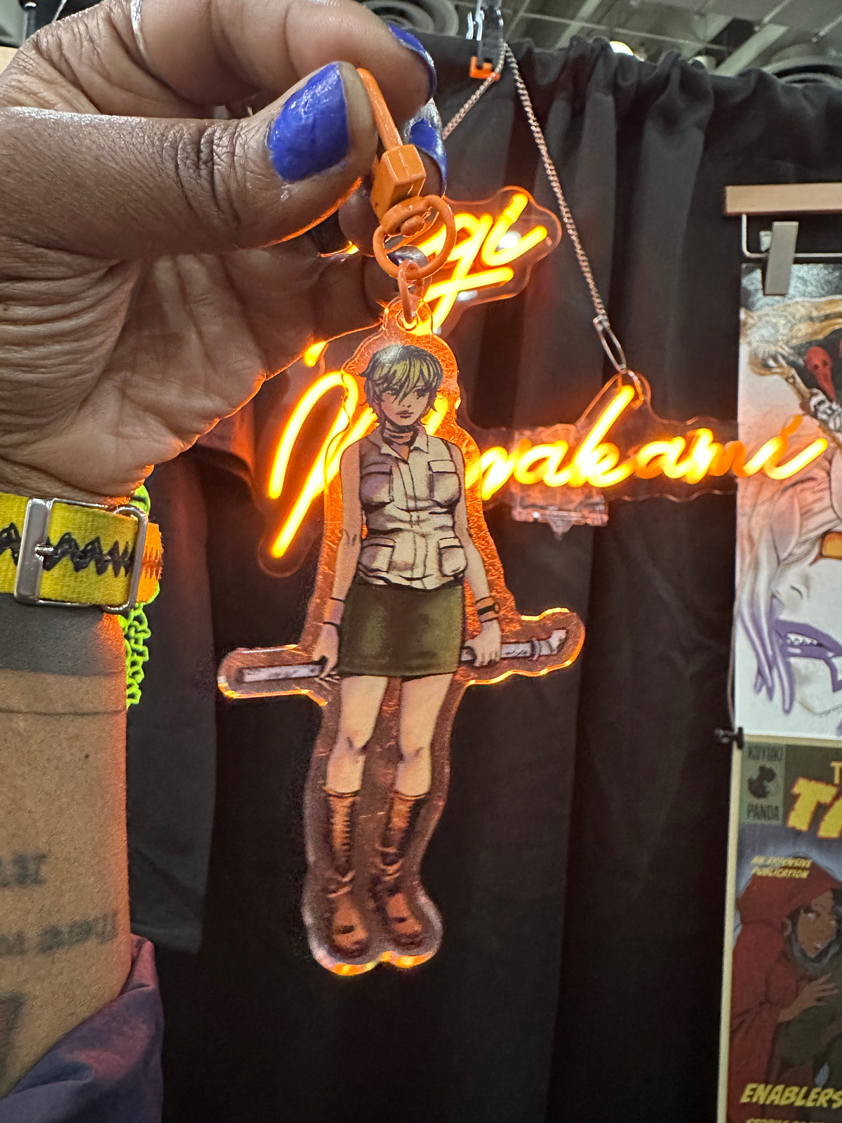 The girl who birth God  // Keychain